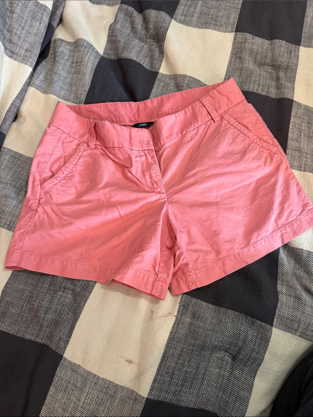 J. Crew Coral Pink Chino Bermuda Shorts